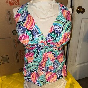 La Blanca Multicolor Bikini Top